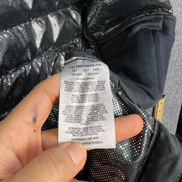 Columbia EXCELLENT Condition Men's Omni-Heat Powder Lite puffer Jacket Black S - Picture 10 of 10